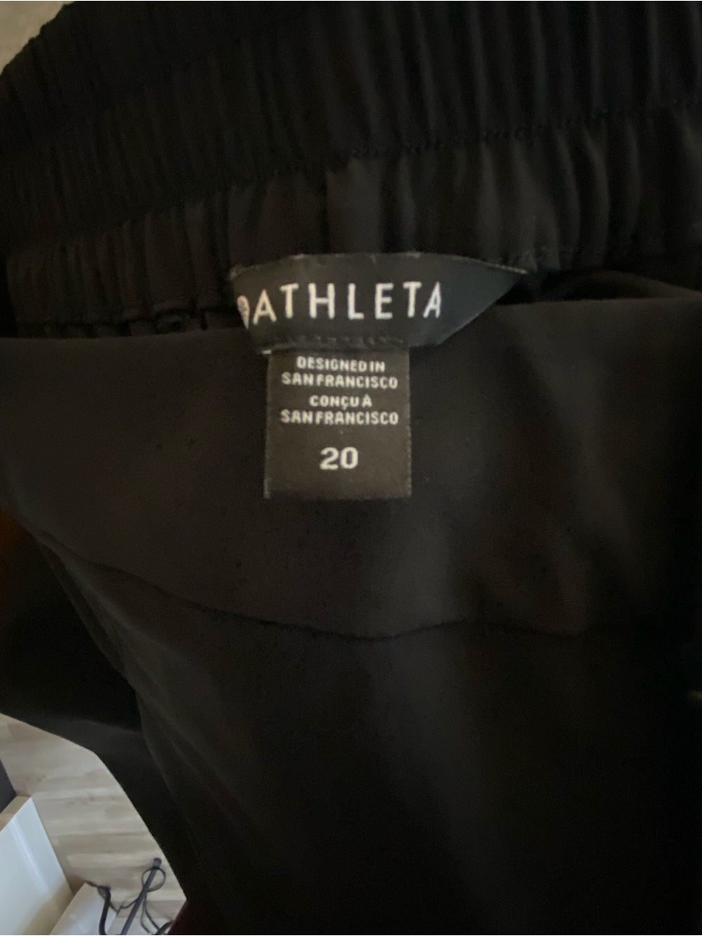 NWT Athleta Pinnacle High Rise Trouser - Black - Size 20 - Picture 13 of 16
